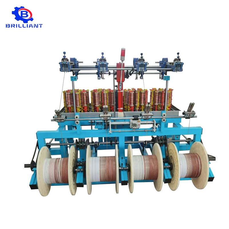 90-16-4 Round Rope Braiding Machine with Take up Device